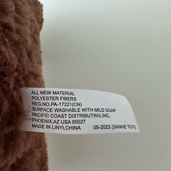 PetSmart Hope The Hamster 2023 Holiday Squeaker Red Plaid Pet Plush StuffedToy - Picture 7 of 7